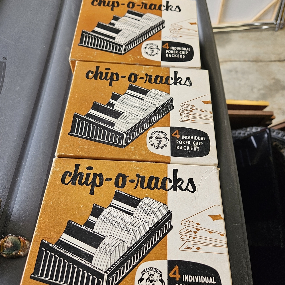 Vintage Chip-O-Racks Poker Chip Holders